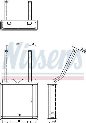 Heat Exchanger, interior heating ** FIRST FIT ** 726531
