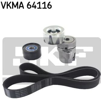 V-ribbed Belt Set VKMA 64116