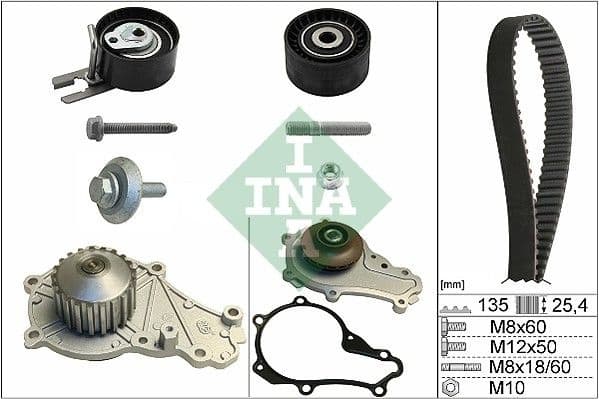 Water Pump & Timing Belt Kit 530036930