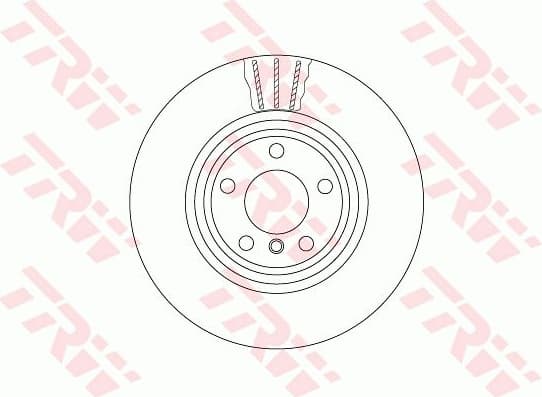 Brake Disc TRW SINGLE DF6602S - image 2