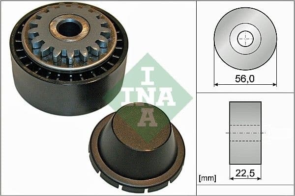 Tensioner Pulley, V-ribbed belt 531085410