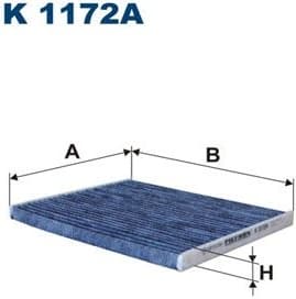 Filter, cabin air K1172A