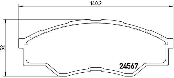 Brake Pad Set, disc brake PRIME LINE P83096
