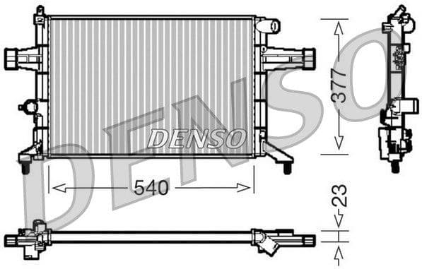 Radiator, engine cooling DRM20082