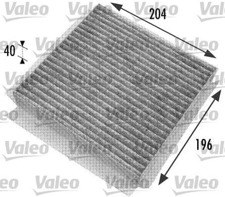Filter, cabin air VALEO PROTECT 698774
