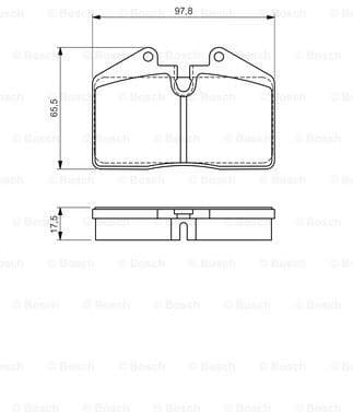 Brake Pad Set, disc brake 0986494267 - image 7