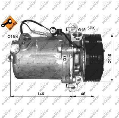 Compressor, air conditioning 32414 - image 2