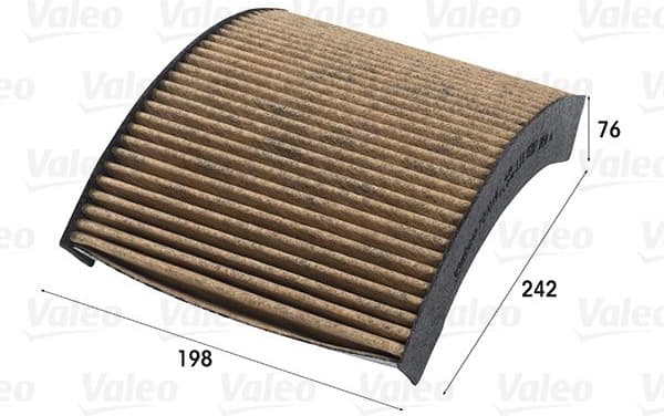 Filter, cabin air VALEO PROTECT MAX 701019