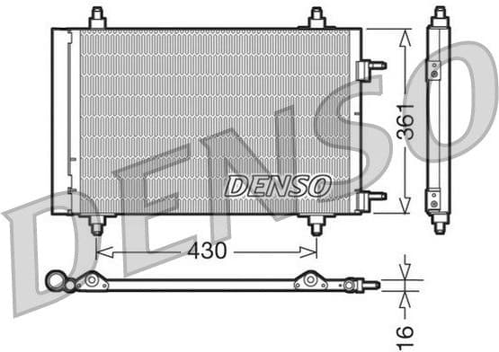 Condenser, air conditioning DCN07019