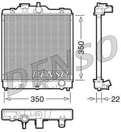 Radiator, engine cooling DRM40003