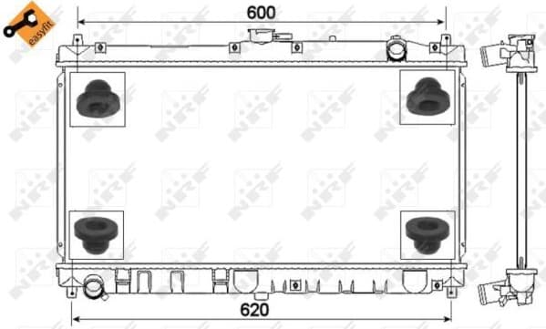 Radiator, engine cooling 53317 - image 4