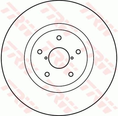 Brake Disc TRW SINGLE DF4949S