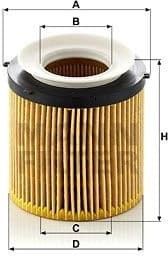 Oil Filter HU8002XKIT