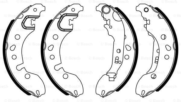 Brake Shoe Set 0986487921 - image 5