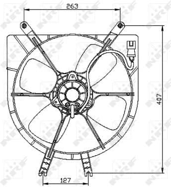 Fan, engine cooling 47042