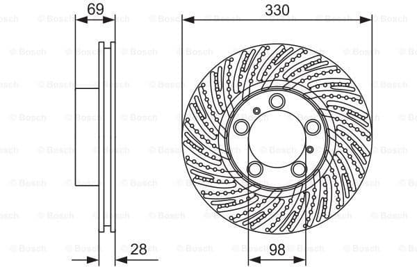 Brake Disc 0986479D24 - image 5