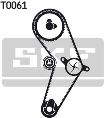 Water Pump & Timing Belt Kit VKMC 06415 - image 2
