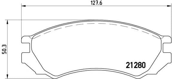 Brake Pad Set, disc brake PRIME LINE P56023