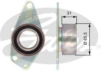 Deflection Pulley/Guide Pulley, timing belt PowerGrip™ T42090