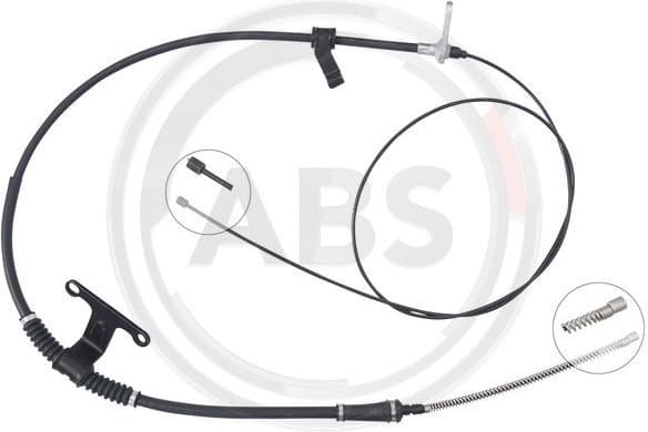 Cable Pull, parking brake K17444