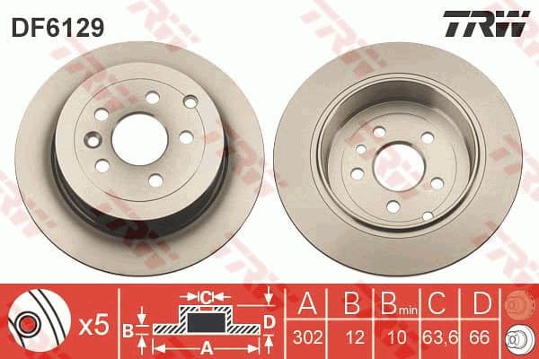 Brake Disc DF6129