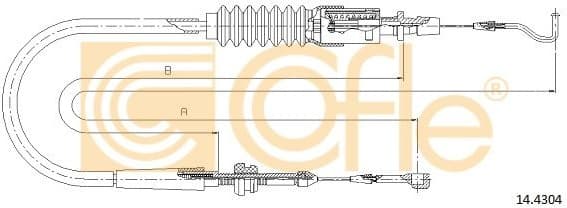 Accelerator Cable 14.4304
