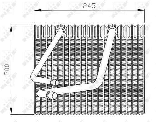 Evaporator, air conditioning EASY FIT 36091
