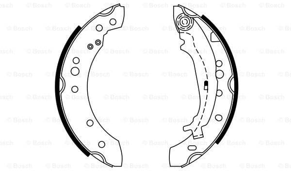 Brake Shoe Set 0986487746