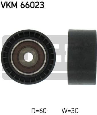 Deflection/Guide Pulley, V-ribbed belt VKM 66023