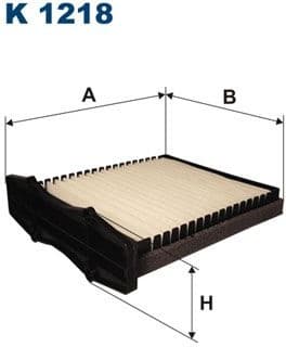 Filter, cabin air K1218