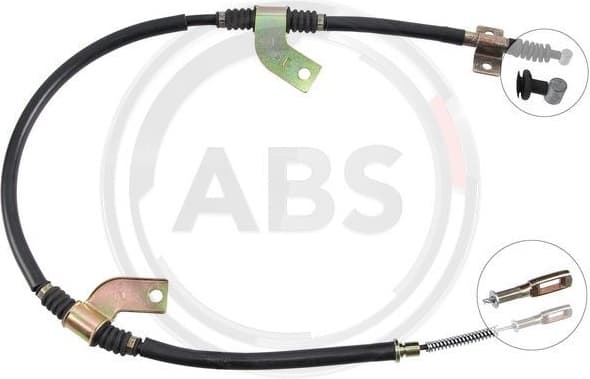 Cable Pull, parking brake K16817