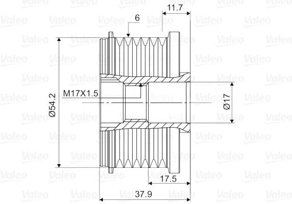 Alternator Freewheel Clutch VALEO NEW SPARE PART 588110 - image 2
