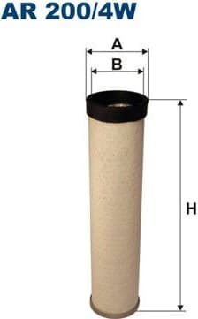 Secondary Air Filter AR200/4W