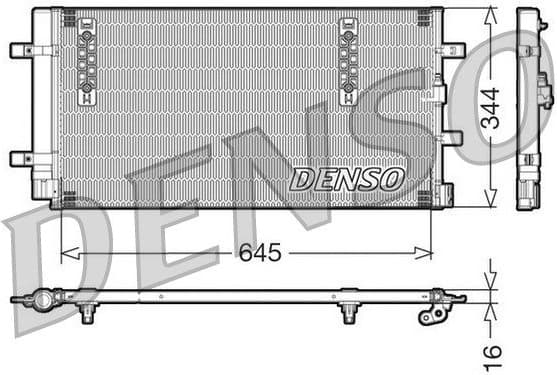 Condenser, air conditioning DCN32060