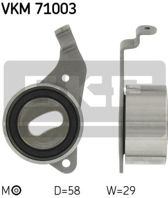 Tensioner Pulley, timing belt VKM 71003