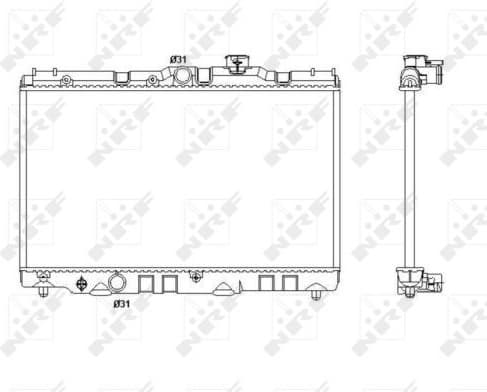 Radiator, engine cooling 53399 - image 2