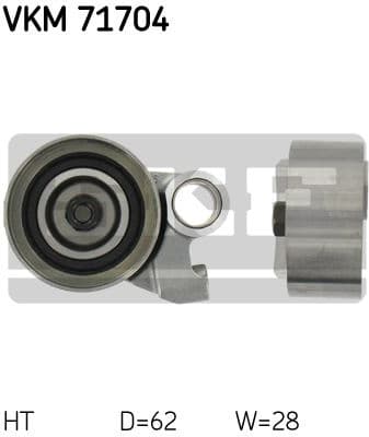 Tensioner Pulley, timing belt VKM 71704