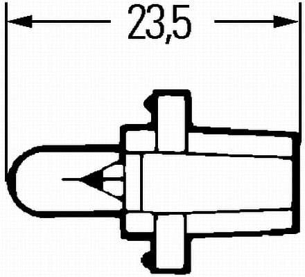 Bulb, instrument lighting STANDARD 8GA 007 997-041 - image 2