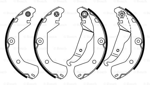 Brake Shoe Set 0986487924 - image 5