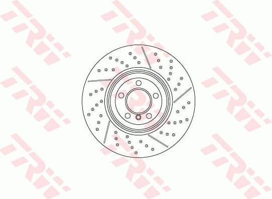 Brake Disc TRW SINGLE DF6600S