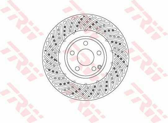 Brake Disc TRW SINGLE DF6674S