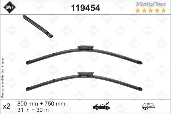 Wiper Blade DAS ORIGINAL SET 119454