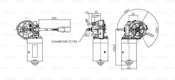 Wiper Motor BOSCH F006B20050 - image 5