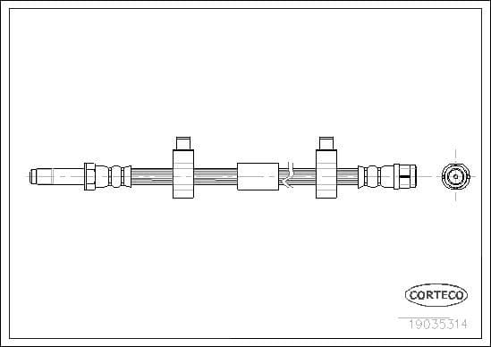 Brake Hose 19035314 - image 2