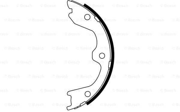 Brake Shoe Set, parking brake 0986487941 - image 5