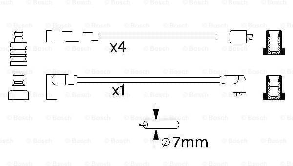 Ignition Cable Kit 0986356798 - image 5