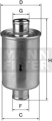 Filter, operating hydraulics W76/1