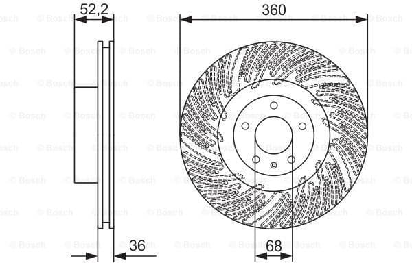 Brake Disc 0986479D27