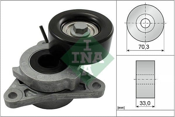 Belt Tensioner, V-ribbed belt 534060610