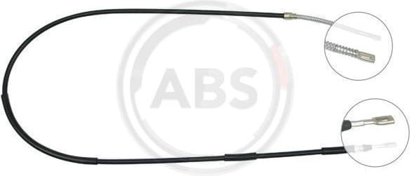 Cable Pull, parking brake K10985